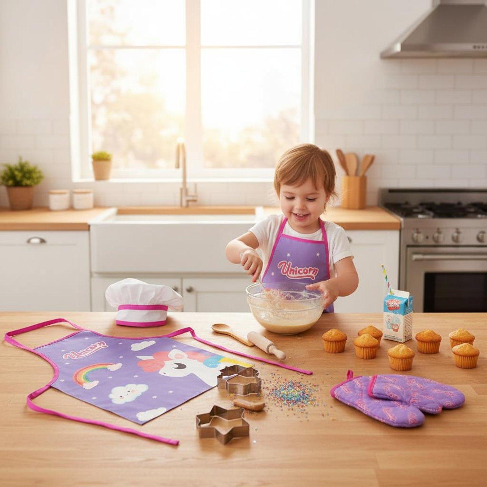 Kitchen Kids Baking Set - Pretend Play Kitchen Set for Kids