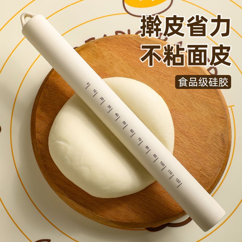 Kitchen Roller Baking - Food Grade Silicone Rolling Pin Non