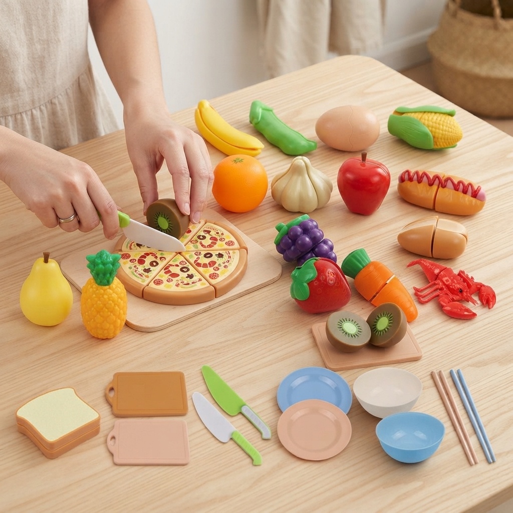 2026 Montessori Pretend Play F - Kitchen Kids Baking Set ulasan dan harga