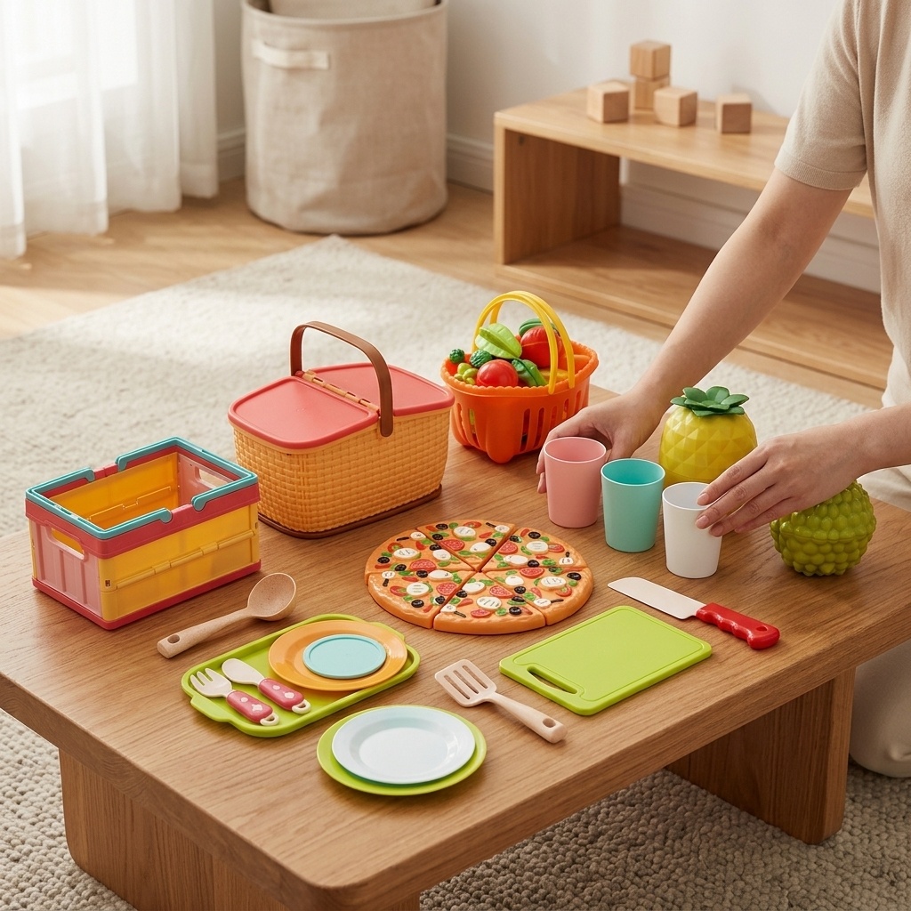 2026 Montessori Pretend Play F - Kitchen Kids Baking Set ulasan dan harga