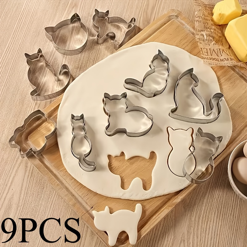 9PCS Cookie Cutter Set, Food G - Baking Kitchen Set ulasan dan harga