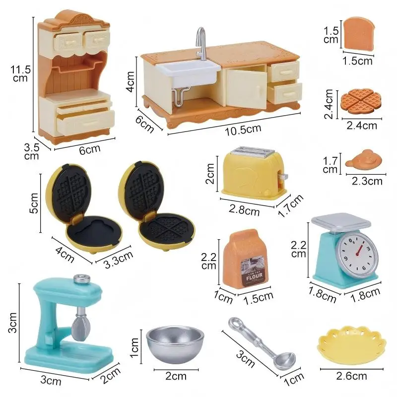 1:12 Dollhouse Miniature Furni - Kitchen Uncle ulasan dan harga