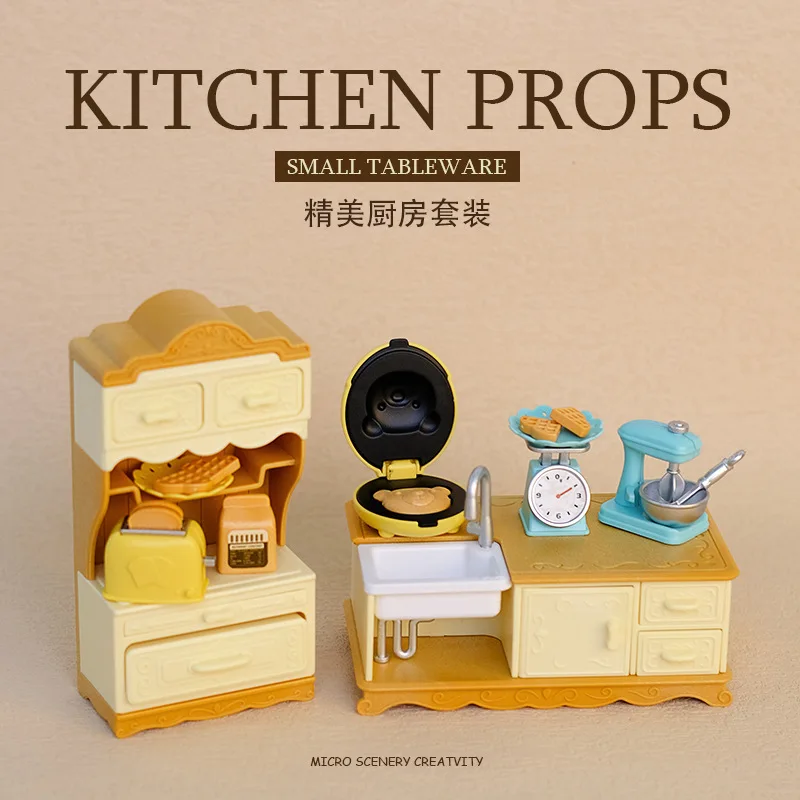 1:12 Dollhouse Miniature Furni - Kitchen Uncle ulasan dan harga