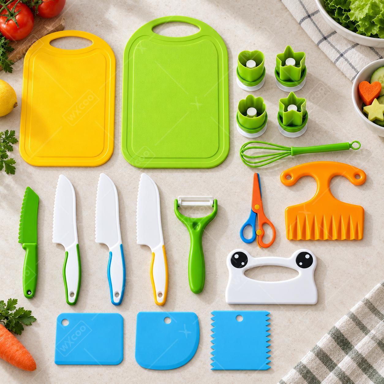 WXCOO Kids Toddler Safe Plasti - Kitchen Kids Baking Set ulasan dan harga