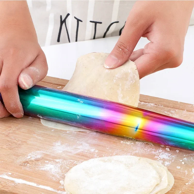 Rolling Pin 304 Stainless Stee - Kitchen Roller Baking ulasan dan harga