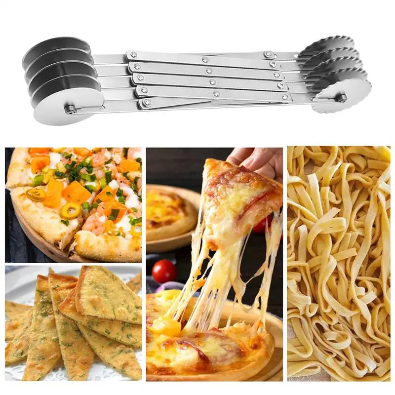 Pastry Cutter Wheel Pizza Slic - Kitchen Roller Baking ulasan dan harga