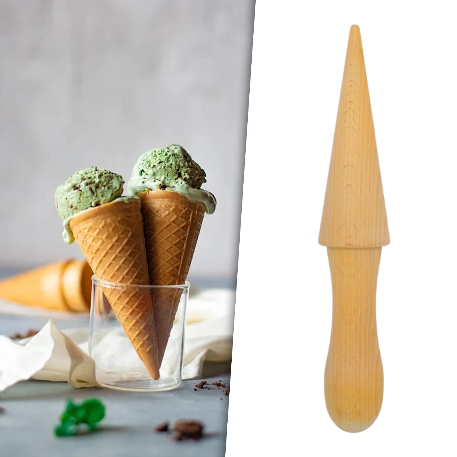Wooden Ice Cream Cone Maker Ki - Kitchen Roller Baking ulasan dan harga