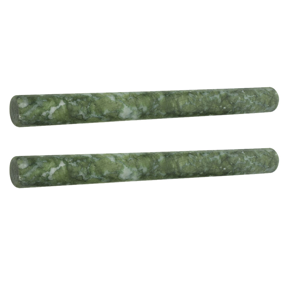2Pcs Natural Marble Rolling Pi - Kitchen Roller Baking ulasan dan harga
