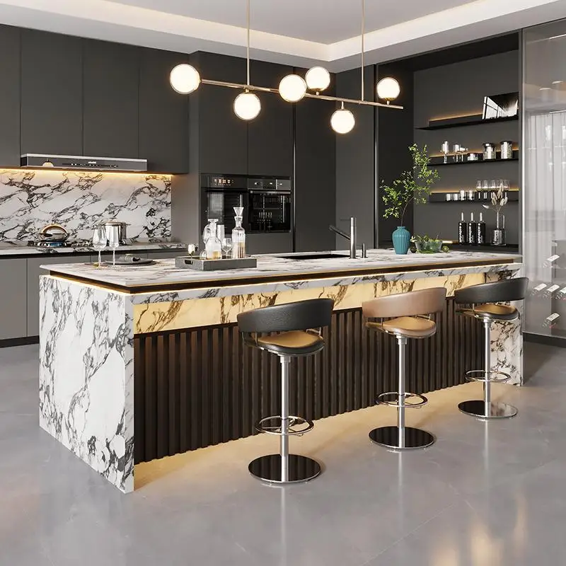 Custom Luxury Stone Kitchen Is - Kitchen Uncle ulasan dan harga